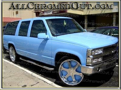 tricked out chevy suburban